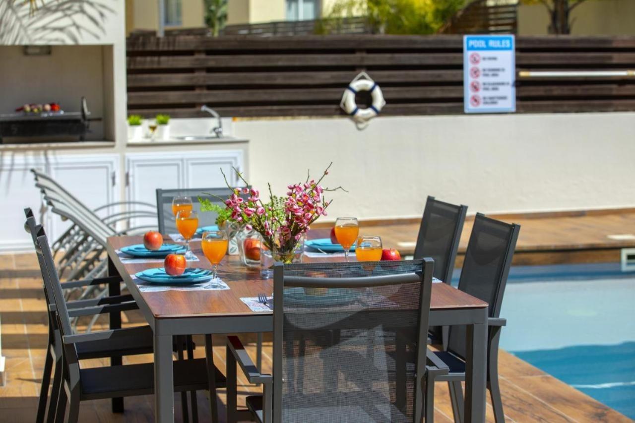 Tsokkos Family Villa - Pool Garden Walk To Beach بروتاراس المظهر الخارجي الصورة